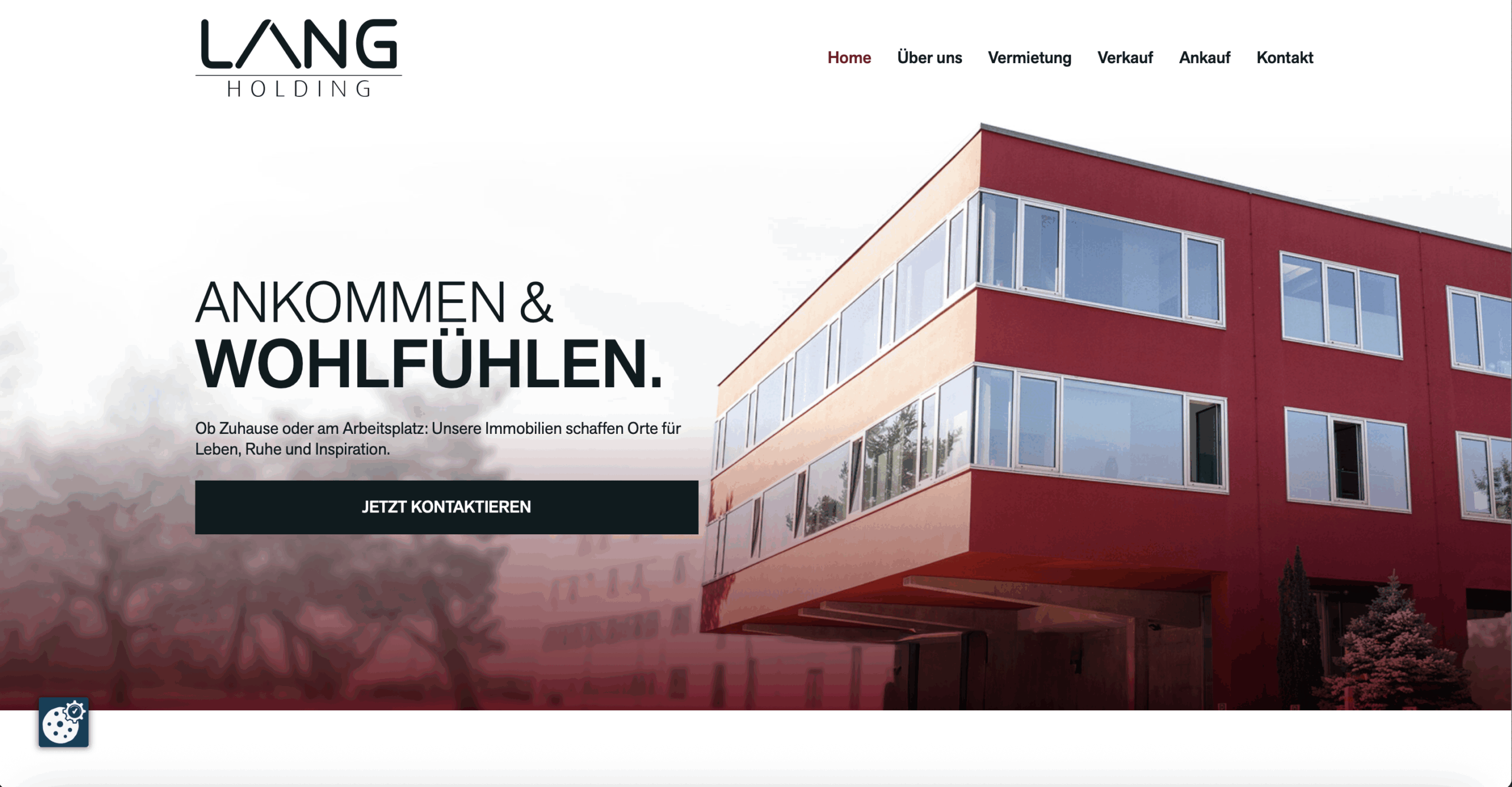 Lang Holding Website - Webdesigner by unger.media